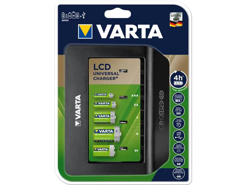 Varta Ladegerät LCD Universal Charger+