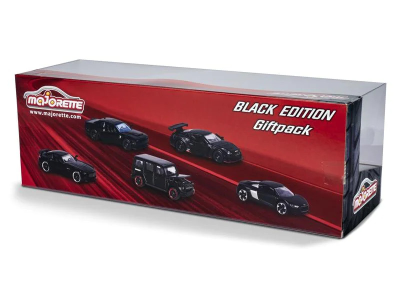 Majorette Auto Black Edition 5er-Geschenkset