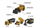 Majorette Baustellenfahrzeug Volvo Construction 4er-Geschenkset