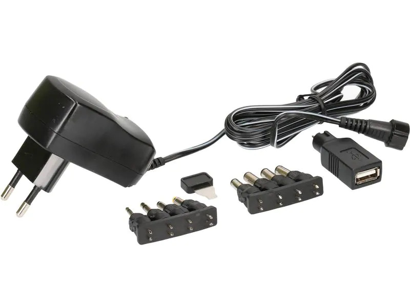 Max Hauri Steckernetzteil Universal 10 W, 3 - 12 V, 600 mA