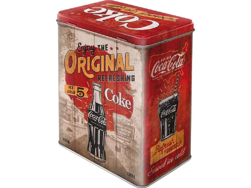 Nostalgic Art Vorratsdose Coca-Cola 3 l, Braun/Orange/Rot