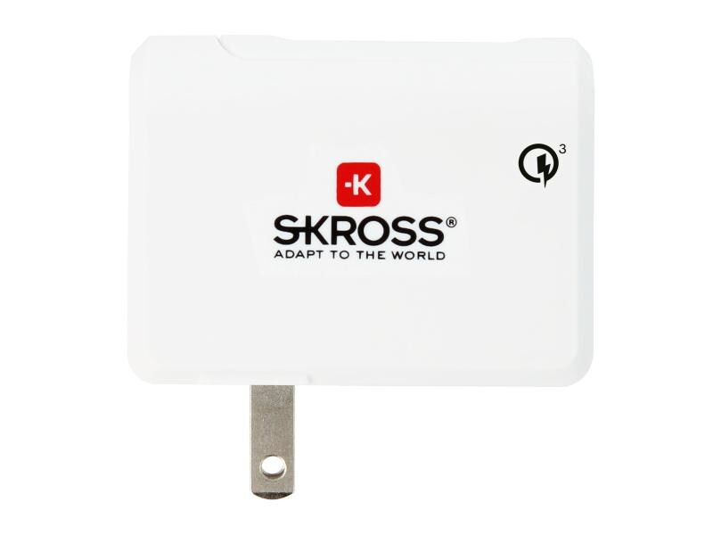 SKROSS Reisenetzteil US USB Charger - Quick Charge 3.0 500 mA,