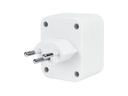 STEFFEN Mehrfachadapter 2x T13, Weiss