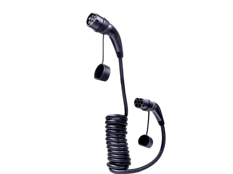 ANS Ladekabel Typ 2 32 A spiralisiert 5 m