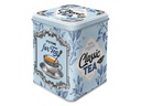 Nostalgic Art Teebeutel-Box Classic Tea Grau/Hellblau/Weiss