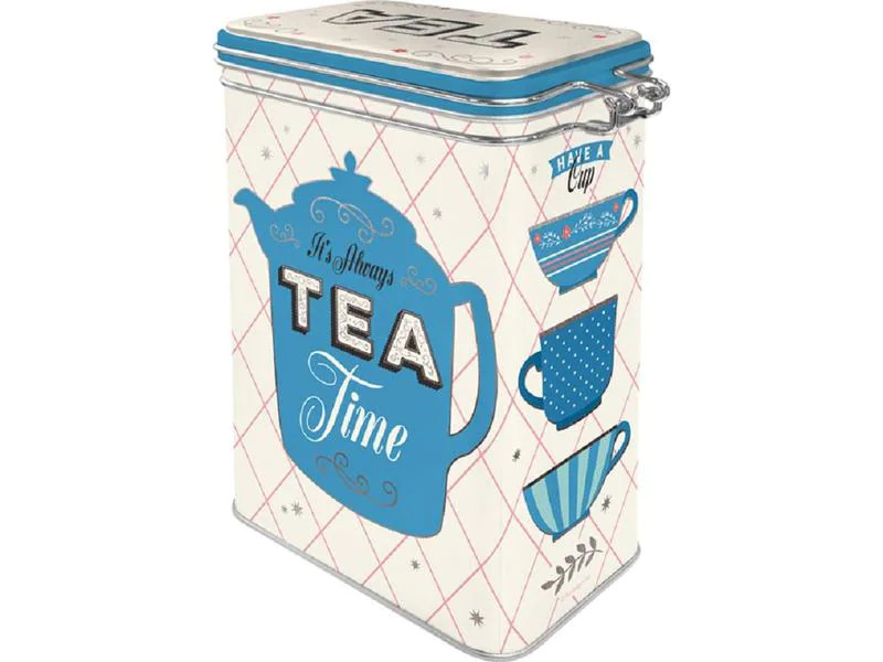 Nostalgic Art Vorratsdose Tea Home &amp; Country 1.3 l, Blau/Weiss