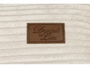 Designed by Lotte Hunde-Bett Ribbed Hellgrau 70x55X15cm