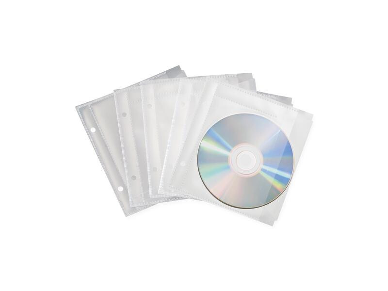 Favorit Hülle CD/DVD Clip-Tray Transparent, 10 Stück