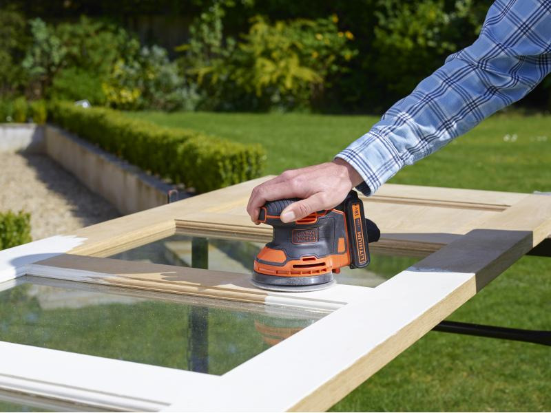 BLACK+DECKER Akku-Exzenterschleifer BDCROS18N 18 V