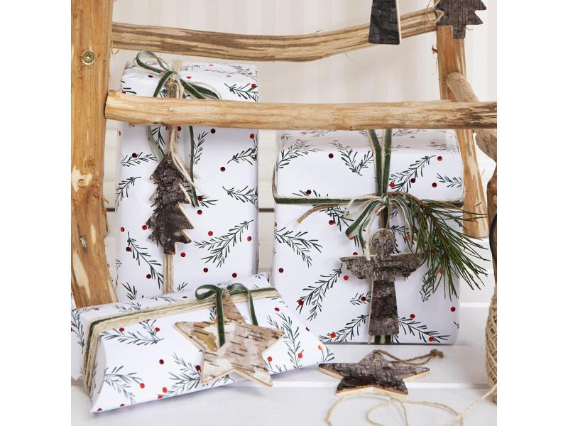 Creativ Company Geschenkanhänger 10 cm Holzfiguren