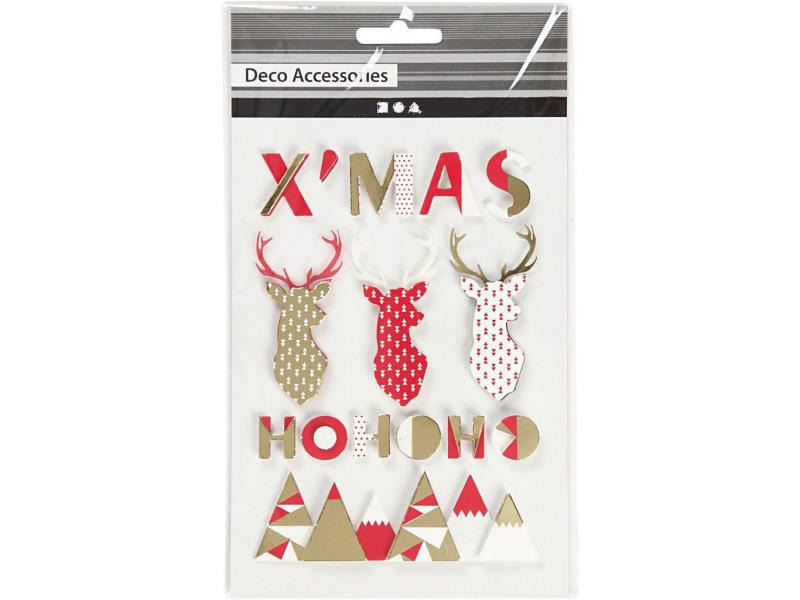 Creativ Company Weihnachtssticker 3D Weihnachten