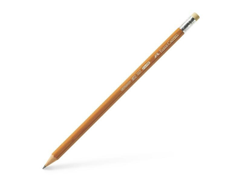 Faber-Castell Bleistift Natural 1117 HB, Braun