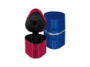 Faber-Castell Spitzer Grip 2001 10 Stück, Brombeere und Blau