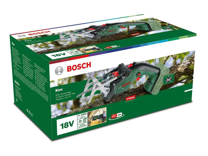 Bosch Akku-Gartensäge Keo 18 LI, Solo
