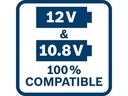 Bosch Professional Akku-Kreissäge GKS 12V-26 L-Boxx Solo