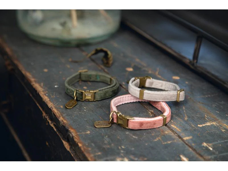 Designed by Lotte Katzenhalsband Velura Rosa