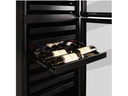 Kibernetik Weinklimaschrank WK139DD, Schwarz, Rechts