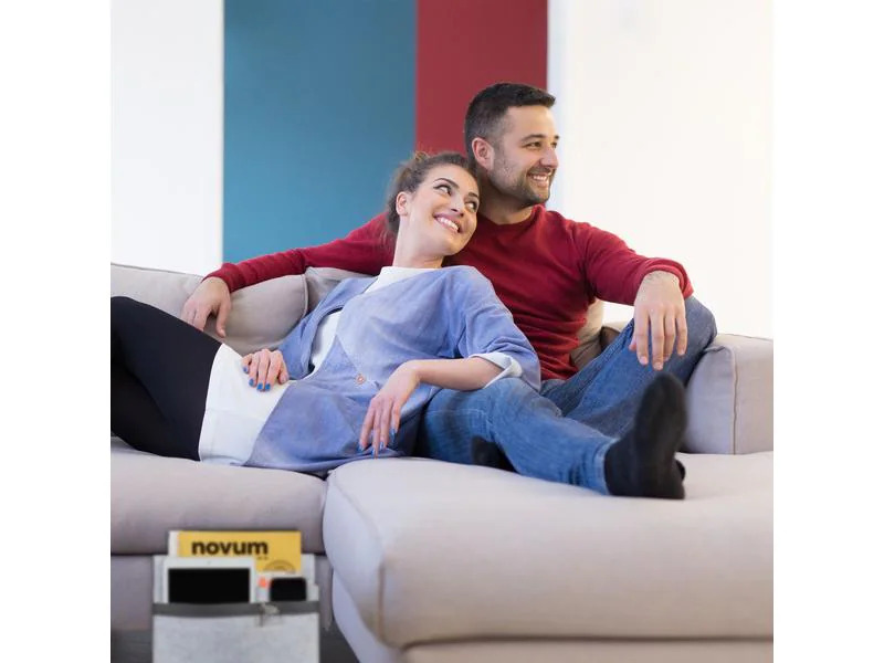 relaxdays Aufbewahrungstasche Grau