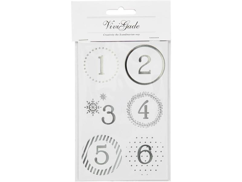 Creativ Company Adventskalender-Zahlen Ø 4 cm