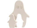Creativ Company Holzfigur 6 + 11.5 cm Geist, 2 Stück