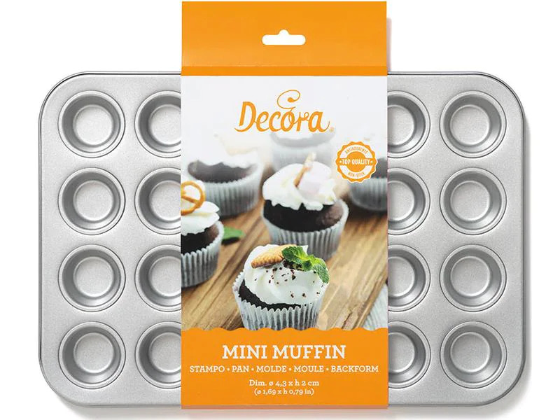 Decora Mini Muffin Backform 24 Mulden