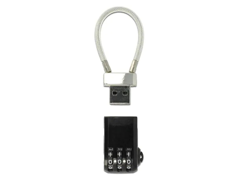 Delock Sicherheitsschloss USB mit Zahlencode