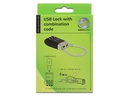 Delock Sicherheitsschloss USB mit Zahlencode