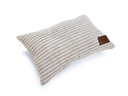 Designed by Lotte Hunde-Kissen Ribbed Hellgrau 35x23x6cm