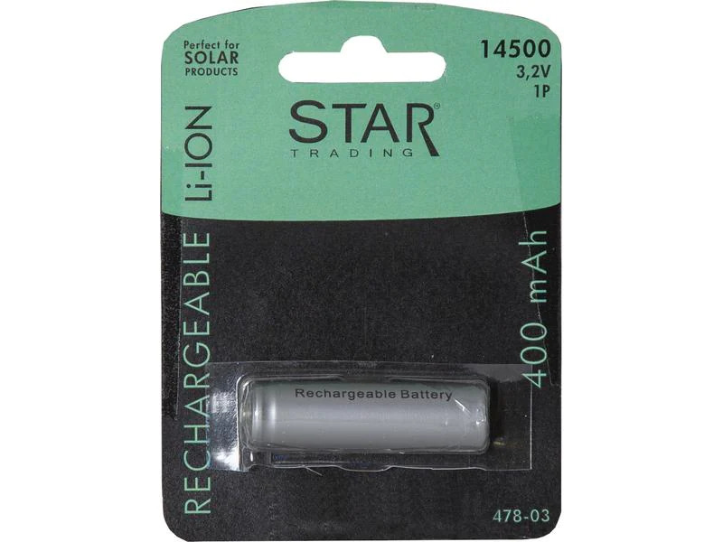 Star Trading Batterie AA 14500 3.2 V 400 mAh LI-ION