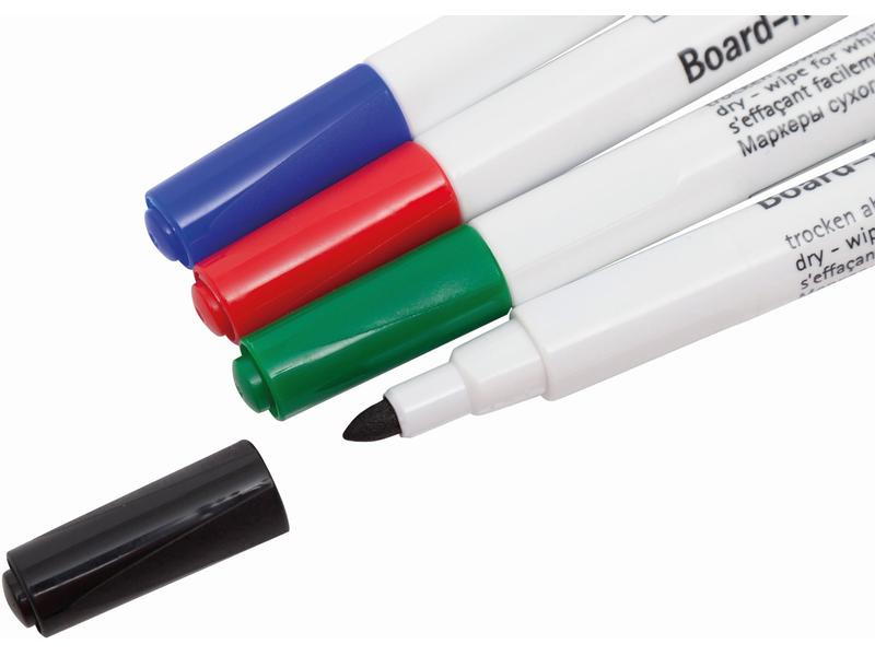 Maul Whiteboard-Marker 4 Stück, Mehrfarbig