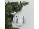Creativ Company Weihnachtsbäume Silber, 5 Stück