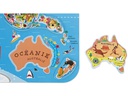 Janod Holz-Puzzle Magnetpuzzle Weltkarte 92-teilig