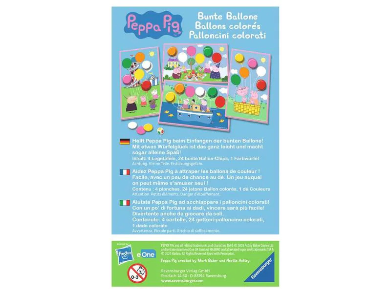 Ravensburger Kinderspiel Peppa Pig: Bunte Ballone