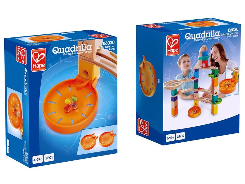 Hape Kugelbahn Zubehör Quadrilla: Murmel-Stopp