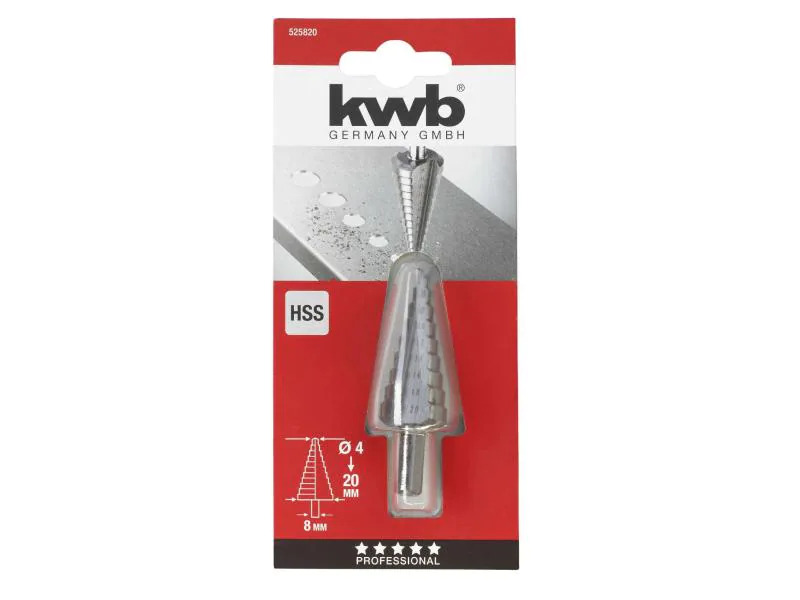 kwb Stufenbohrer HSS 4-20 mm