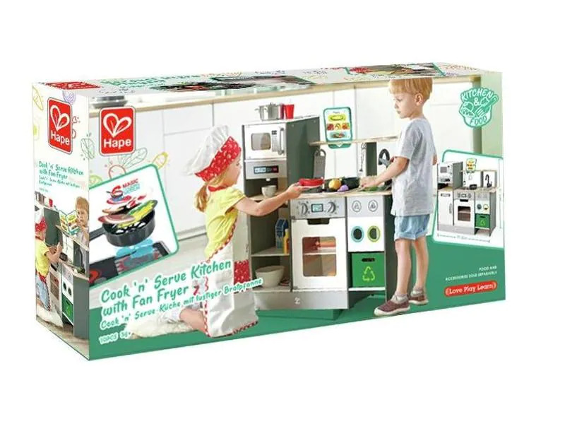 Hape Spielküche mit lustiger Bratpfanne