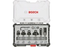 Bosch Professional Fräserset 8-mm-Schaft 6-teilig