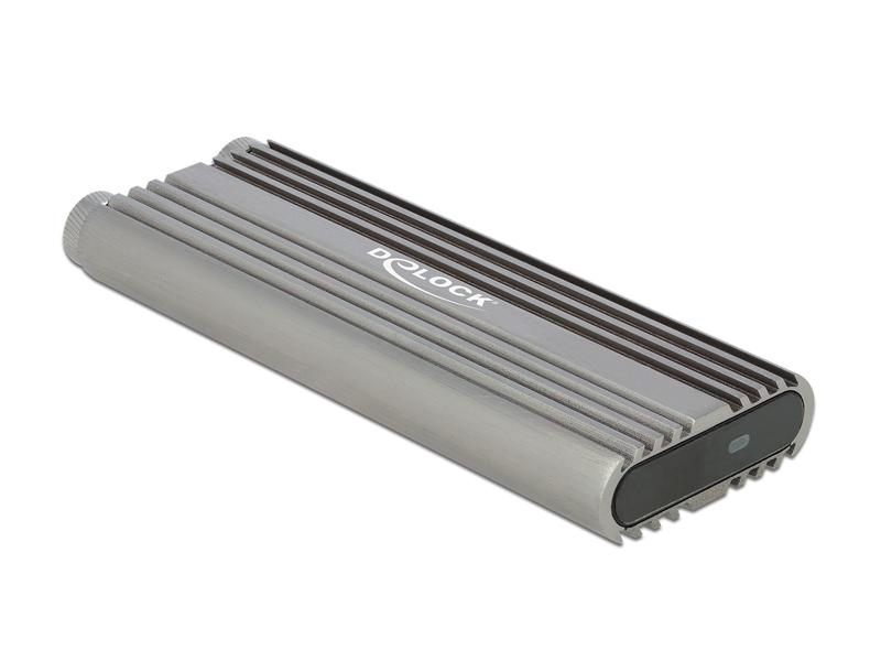 Delock Externes Gehäuse M.2 NVME zu USB USB3.2 Gen2 Typ-C 20Gbps