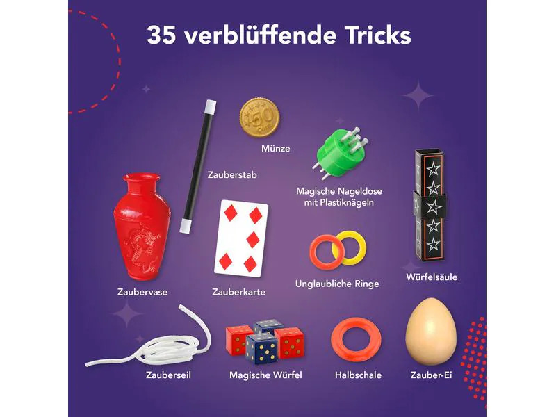 Kosmos Zauberkasten Die Zauberschule Magic – Silber Edition