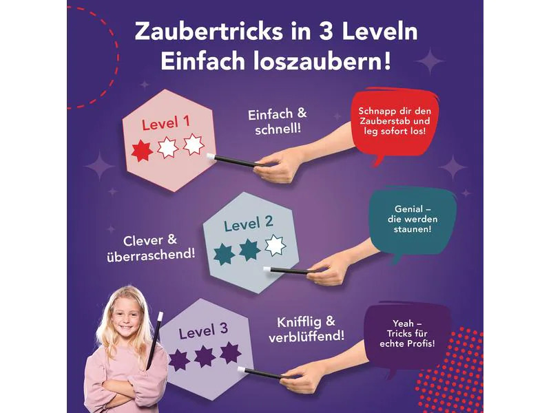 Kosmos Zauberkasten Die Zauberschule Magic – Silber Edition