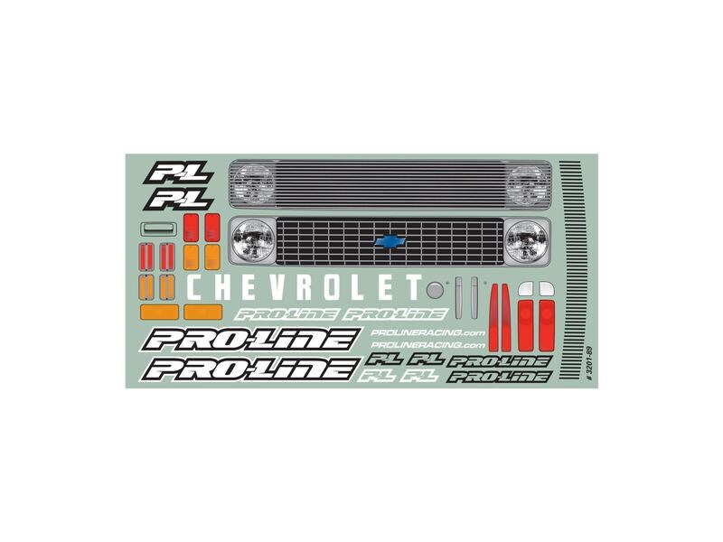 Proline Karosserie Chevy C-10 1972 Long Bed unlackiert, 1:8