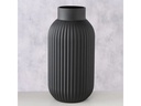 Boltze Vase Nordika 30 cm, Schwarz matt