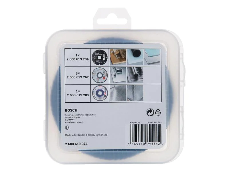 Bosch Professional X-LOCK Starter-Set Trenn- und Fächerschleifscheiben 125 mm