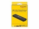 Delock Externes Gehäuse USB 3.1 Gen2 für M.2 NVME&amp;SATA SSD