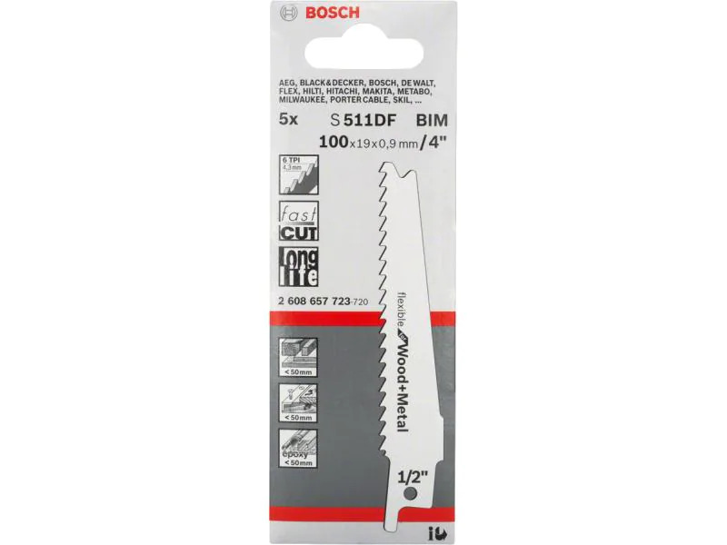 Bosch Professional Säbelsägeblatt S 511 DF