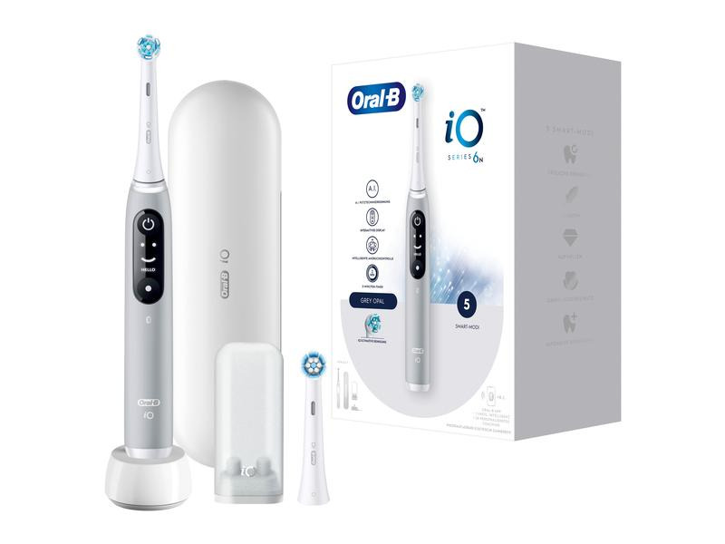 Oral-B Mikrovibrationszahnbürste iO Series 6, Grau