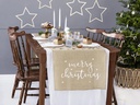 Partydeco Tischläufer Jute Merry Christmas 250 x 50 cm