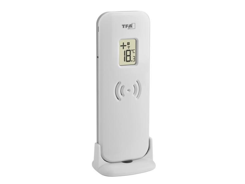 TFA Dostmann Funk-Thermometer NeoLogo, Silber