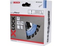 Bosch Professional Scheibenbürste X-LOCK 115 mm, gezopfter Stahldraht