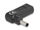 Delock Adapter USB-C zu Dell 4.5 x 3.0 mm 90° gewinkelt